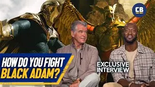 Meet Doctor Fate & Hawkman, DC Justice Society Heroes! Pierce Brosnan, Aldis Hodge Interview