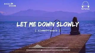 Let Me Down Slowly[ slowed+reverb ] || Feel The Music