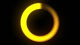 Small Shiny Circle Line Animation v3 | Transparent !