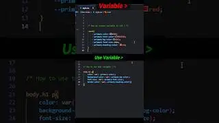 How to Create Variable and Use Variables in CSS | HTML & CSS Tutorial 