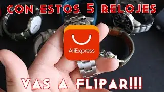 Mejores 5 relojes de Aliexpress que vale la pena comprar ahora!