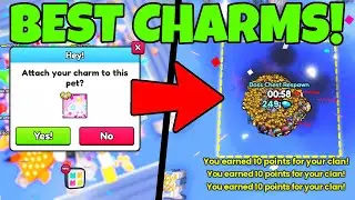 BEST CHARMS TO USE ON YOUR HUGE PETS IN PET SIMULATOR 99!