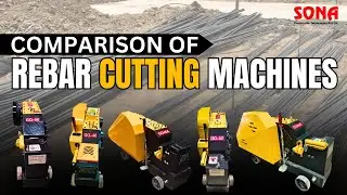 Rebar Cutting Machine Comparison: GQ40AF, GQ52, GQ50, GQ40 & GQ45A |  Which One is Right for You?