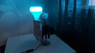 Блютус аудио LED колонка турбина светильник
