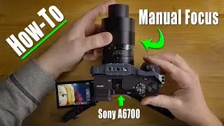 Manual Focus For Beginners Using Sony A6700 - Magnify Zoom, Focus Peaking, and Much More!