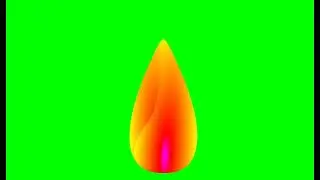 Flame Effect | Green Screen Free Copyright Video |