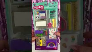 Miniature School Supplies Set Collection Opening Satisfying Video ASMR! 