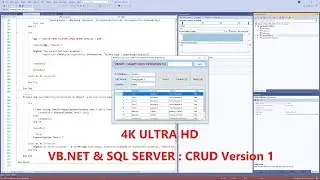 VB.NET and SQL Server Perform SMART CRUD Operations with SEARCH (Version 1)