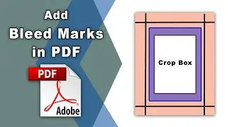 How to add bleed marks in pdf using Adobe Acrobat Pro DC