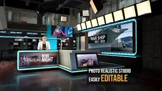 Virtual Studio Newsroom - After Effects Template