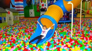 Indoor Playground! Ярослава в развлекательном центре для детей!