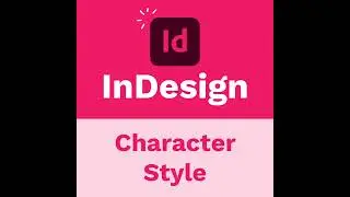 The Learnit Minute - InDesign Character Style #InDesign #Shorts