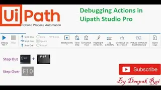 Debugging Actions in Uipath Studio Pro | RPA Uipath