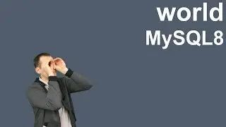 7. MySQL 8 - world база данных