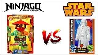 LEGO Ninjago  карточки #2. Изучаем карты по Лего Ниндзяго на русском языке и Star Wars