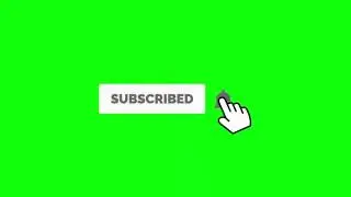 YouTube Subscribe button green screen || Subscribe Button || Green Screen Subscribe Button