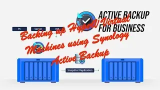 Backing up HyperV virtual machines using Synology Active Backup