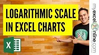 Excel Graphs and Charts Tutorial -  Logarithmic Scale