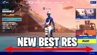 How to Get Stretched Res in Fortnite Chapter 3 Season 2! (BEST RES)