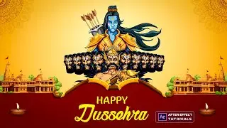Happy Dussehra 2023 | Happy Dussehra motion graphics | Dussehra motion graphics