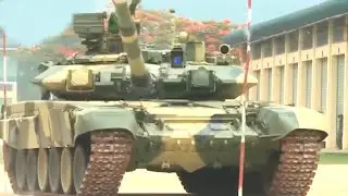 Танки Т-90С Вьетнама, военные учения