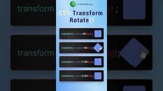 CSS Transform Rotate() | 
