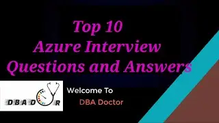 Microsoft Azure SQL database Interview Questions and Answers