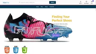 Fee Source Code  E-Commerce Website Template Using HTML , CSS and JavaScript 2024