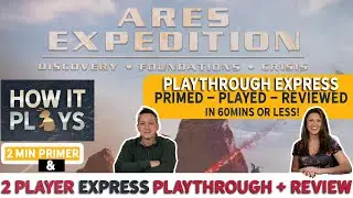 Terraforming Mars NEW Ares Expedition Expansion Board Game Playthrough and Preview