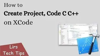 How to Create Project, Code C C++ on XCode