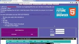 HTML5 and CSS3 Tutorials 2014 : FIRST TIME HTML IN 30MINS