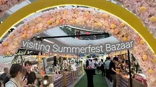 exploring Food Bazaar Summer fest 2024 ( What did I See :)