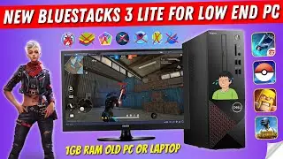 New Bluestacks Lite 3 Best Emulator For Low End PC | Free Fire 1GB Ram Low PC Without Graphics Card