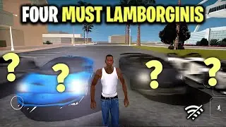 Must-Have Lamborghini Sports Cars in GTA SA Android (only dff) - Download Now!🔥