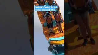 SeaWorld’s PIPELINE SURF COASTER Seen Testings with Riders 🏄