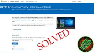 Windows 10 ISO Download from Microsoft