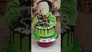 Торт майнкрафт.