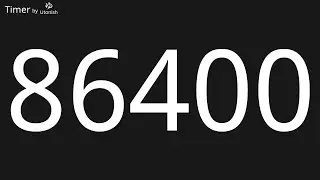 86400 Second Countdown Timer