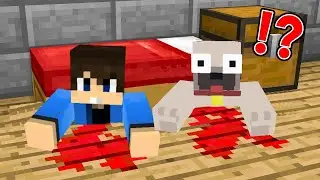 KI HÚZTA DANIT ÉS KIIST AZ ÁGY ALÁ A MINECRAFTBAN!