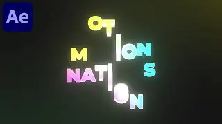 Glow Bouncing Text Animation in After Effects - After Effects Tutorial