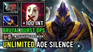 How to Play Mid Silencer +100 Perma INT AoE Last Word Unlimited Silence DPS Dota 2