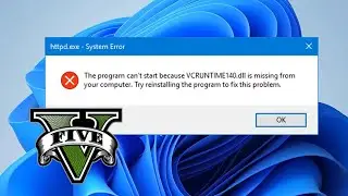 VCRuntime 140.dll Is Missing | GTA 5 | FIX ALL Visual C-Runtime-Errors | 2022 UPDATED