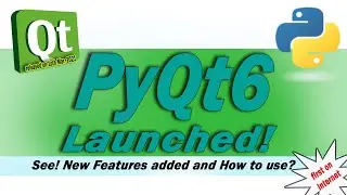 PyQt6 launched - PyQt new Version for  python and C++ bindings || First on Net
