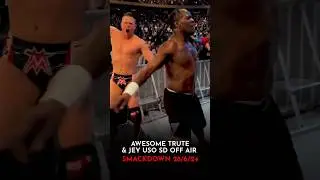 Awesome Truth & Jey Uso at SmackDown OFF AIR 28 June 2024 
