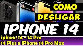 Como DESLIGAR o iPhone 14 ?  iPhone 14 Pro, iPhone 14 Plus e iPhone 14 Pro Max