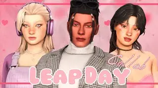 Leap Day Cas Collab \\ Valentine 🩷❤️ \\ The Sims 4