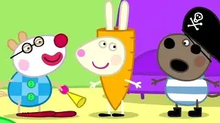 Peppa Pig And Mandy Mouse Dress Up for Halloween 🐷🐭 Peppa Pig Official Channel Family Kids Cartoons