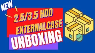 First Unboxing on YouTube|| 2.5/3.5 HDD External Case||