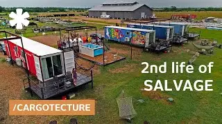 Shipping container motel honors 2nd life of salvage