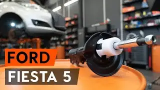 Как заменить стойку амортизатора передней подвески на FORD FIESTA V JH, JD [TUTORIAL AUTODOC]